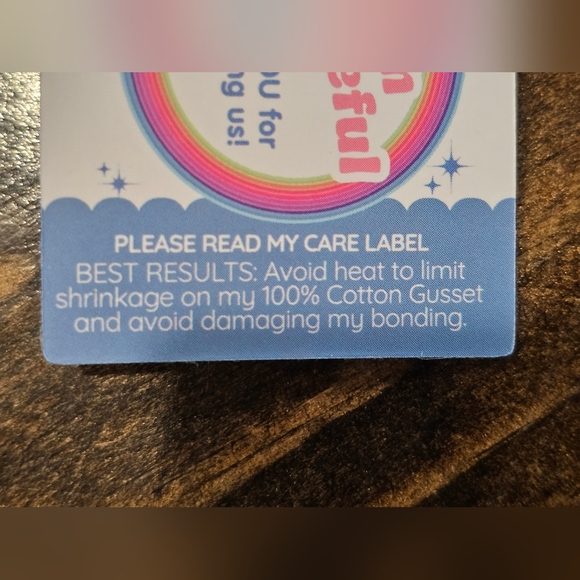 Cheek Boss No Show Cheekies panties - size XL. Color - Star Swirl - Picture 8 of 8